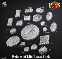 3D Printed Cast n Play Echoes of Life Bases Set 28mm 32mm D&D (Online Only)