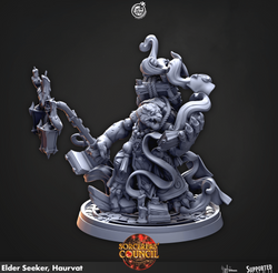 3D Printed Cast n Play Elder Seeker, Haurvat Sorcerers Council 28mm 32mm D&D (Online Only)