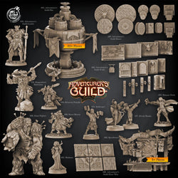 3D Printed Cast n Play Elvish Monk 28mm 32mm D&D (Online Only)