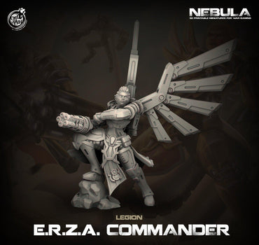 3D Printed Cast n Play ERZA Commander Nebula Origins 28mm 32mm D&D (Online Only)