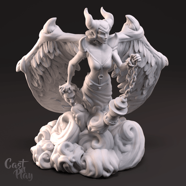 3D Printed Cast n Play Evil Mistress 28mm 32mm D&D (Online Only)
