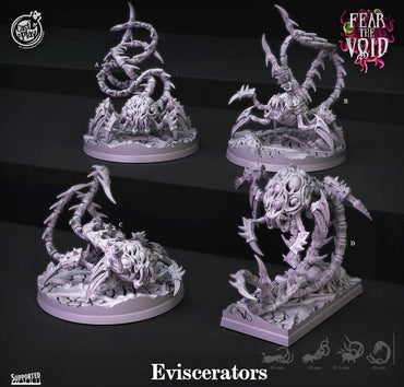 3D Printed Cast n Play Eviscerators Fear the Void 28mm 32mm D&D (Online Only)