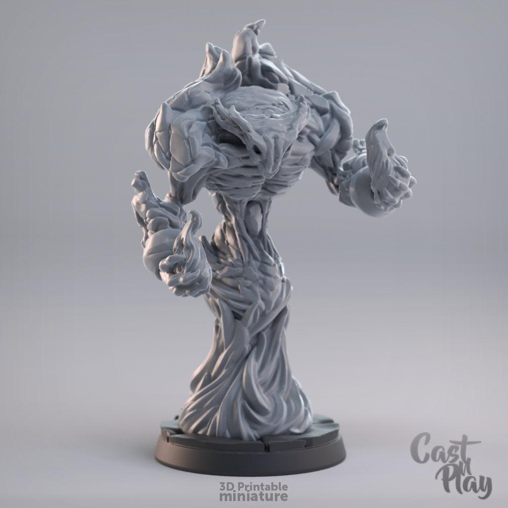 3D Printed Cast n Play Fire Elemental 28mm 32mm D&D (Online Only)
