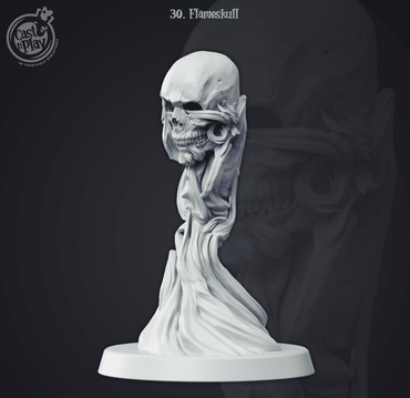 3D Printed Cast n Play Flameskull 28mm 32mm D&D (Online Only)