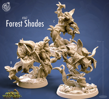 3D Printed Cast n Play Forest Shades Ancient Woodlands - 28mm 32mm D&D (Online Only)