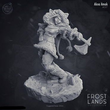 3D Printed Cast n Play Frostlands - Akna Amak 28mm 32mm D&D (Online Only)