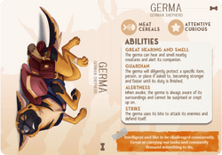 3D Printed Cast n Play German - German Shepherd Companions 28mm 32mm D&D (Online Only)