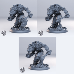 3D Printed Cast n Play Gnoll Leader Set Townsfolk 28mm 32mm D&D (Online Only)
