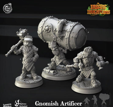 3D Printed Cast n Play Gnomish Artificers Insane Inventions 28mm 32mm D&D (Online Only)
