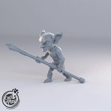 3D Printed Cast n Play - Goblins with Weapons 28mm 32mm D&D (Online Only)