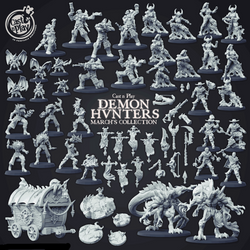 3D Printed Cast n Play Grul Hellbourne 28mm 32mm D&D (Online Only)