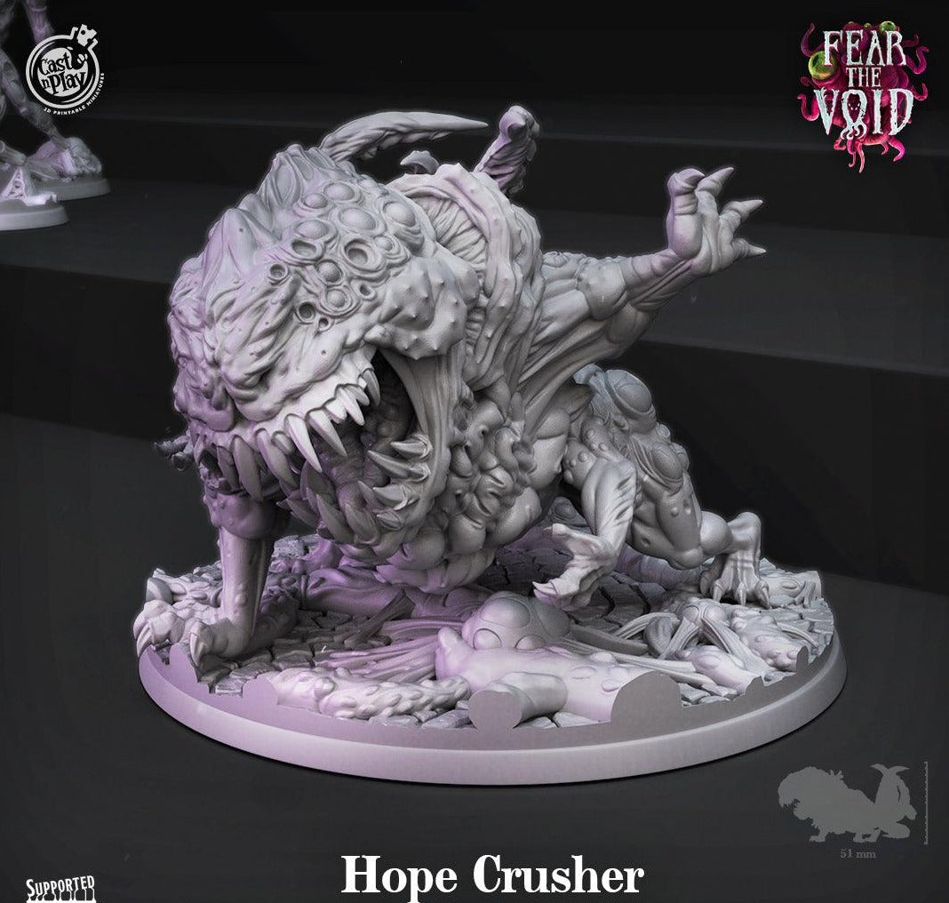 3D Printed Cast n Play Hope Crusher Fear the Void 28mm 32mm D&D (Online Only)