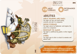 3D Printed Cast n Play Ingsh - English Bulldog Companions 28mm 32mm D&D (Online Only)