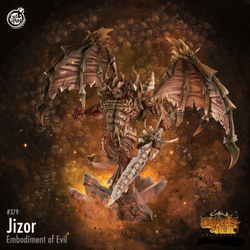 3D Printed Cast n Play Jizor Depths of Hell 28 32mm D&D (Online Only)