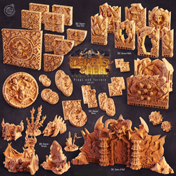 3D Printed Cast n Play Jizor Depths of Hell 28 32mm D&D (Online Only)