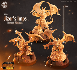 3D Printed Cast n Play Jizor's Imps Depths of Hell 28mm 32mm D&D (Online Only)