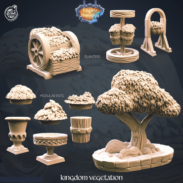 3D Printed Cast n Play Kingdom Vegetation Kingdom Of Thamarya 28mm 32mm D&D (Online Only)