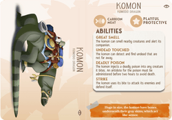 3D Printed Cast n Play Komon - The Komodo Dragon Companions 28mm 32mm D&D (Online Only)