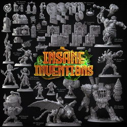 3D Printed Cast n Play Laboratory Furniture Insane Inventions 28mm 32mm D&D (Online Only)