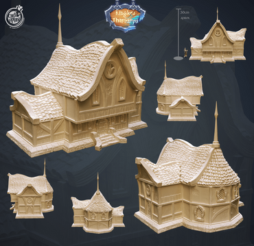 3D Printed Cast n Play Library Kingdom Of Thamarya 28mm 32mm D&D (Online Only)