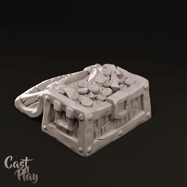 3D Printed Cast n Play Loot Chest 28mm 32mm D&D (Online Only)