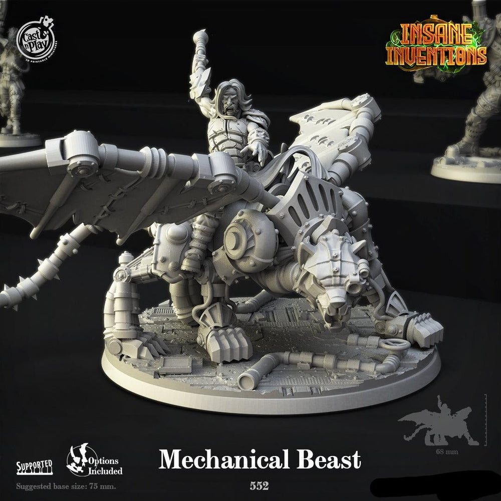 3D Printed Cast n Play Mechanical Beast Insane Inventions 28mm 32mm D&D (Online Only)