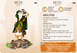 3D Printed Cast n Play Merk - Merkat Companions 28mm 32mm D&D (Online Only)