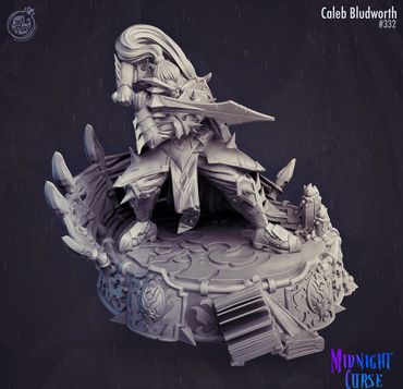 3D Printed Cast n Play Midnight Curse - Caleb Bludworth 28mm 32mm D&D (Online Only)