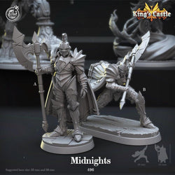 3D Printed Cast n Play Midnights 28mm 32mm D&D (Online Only)