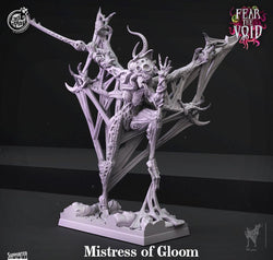 3D Printed Cast n Play Mistress of Gloom Fear the Void 28mm 32mm D&D (Online Only)