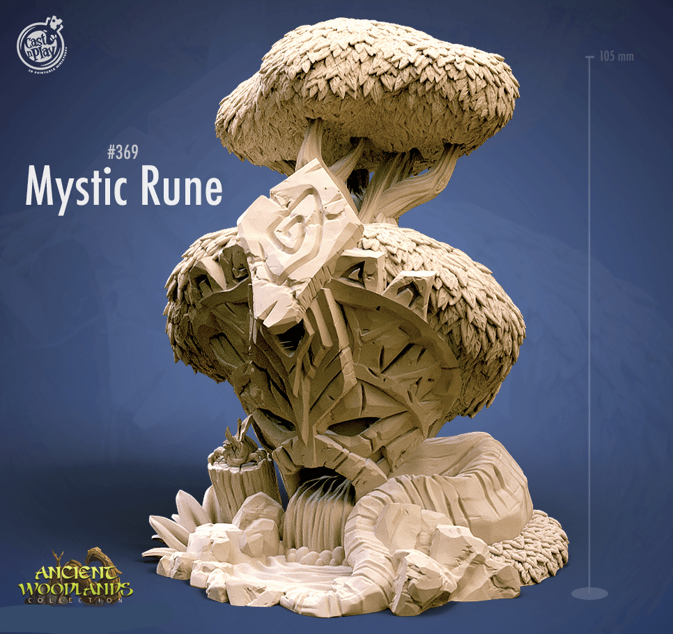 3D Printed Cast n Play Mystic Rune 28mm 32mm D&D (Online Only)