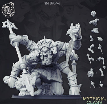 3D Printed Cast n Play Mythical Clash Collection - Brakaos  28mm 32mm D&D (Online Only)