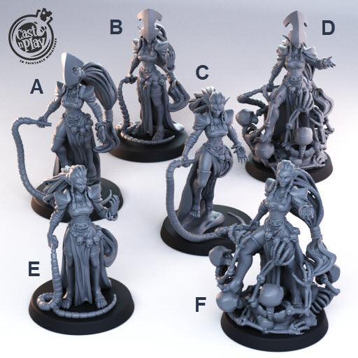 3D Printed Cast n Play Necromancers Set 28mm 32mm D&D (Online Only)