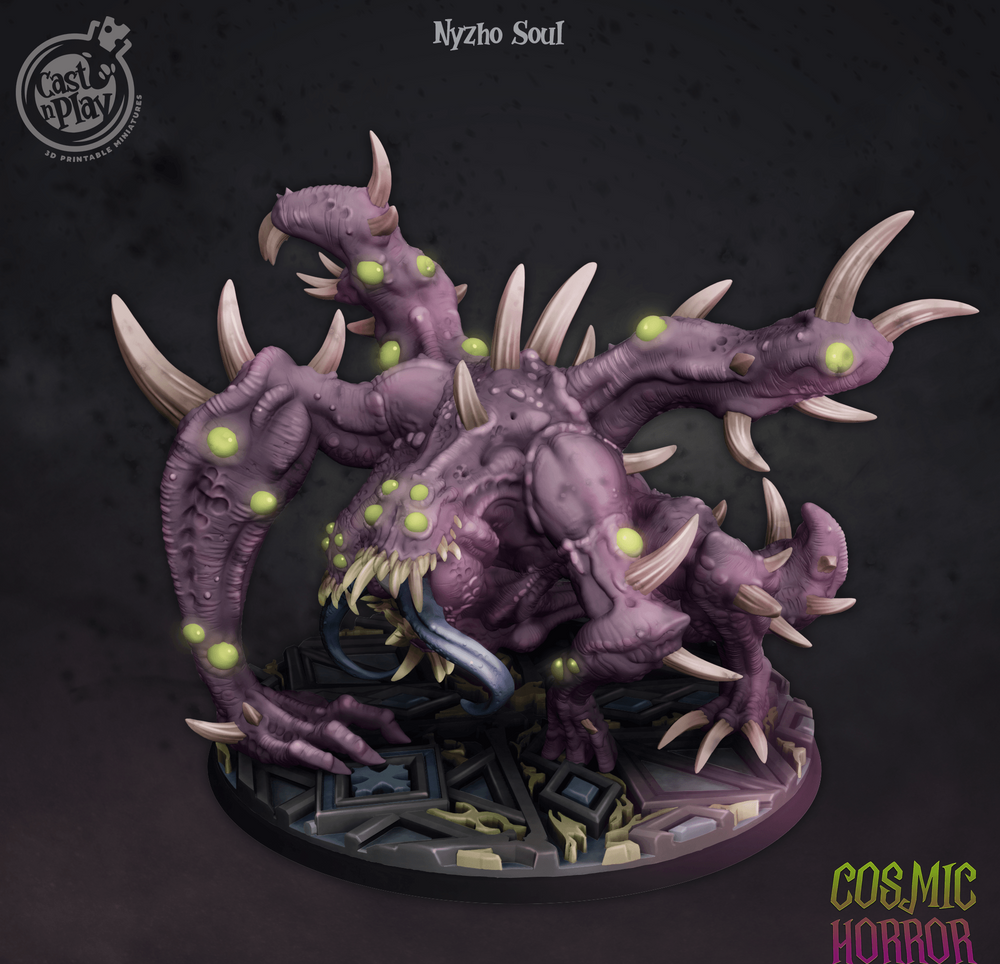 3D Printed Cast n Play Nyzho Soul Cosmic Horrors 28mm 32mm D&D (Online Only)