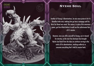 3D Printed Cast n Play Nyzho Soul Cosmic Horrors 28mm 32mm D&D (Online Only)