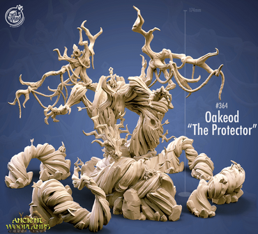 3D Printed Cast n Play Oakeod Protector Ancient Woodlands - 28mm 32mm D&D (Online Only)