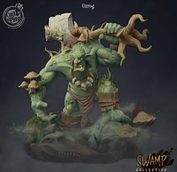 3D Printed Cast n Play Ozrog Troll Swamp Collection 28mm 32mm D&D (Online Only)