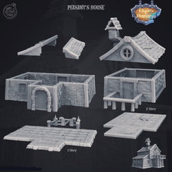3D Printed Cast n Play Peasant's House Kingdom Of Thamarya 28mm 32mm D&D (Online Only)