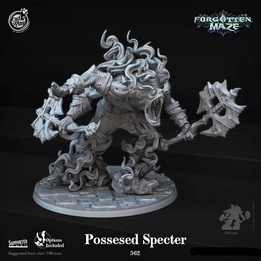3D Printed Cast n Play Posessed Specter Forgotten Maze 28mm 32mm D&D (Online Only)