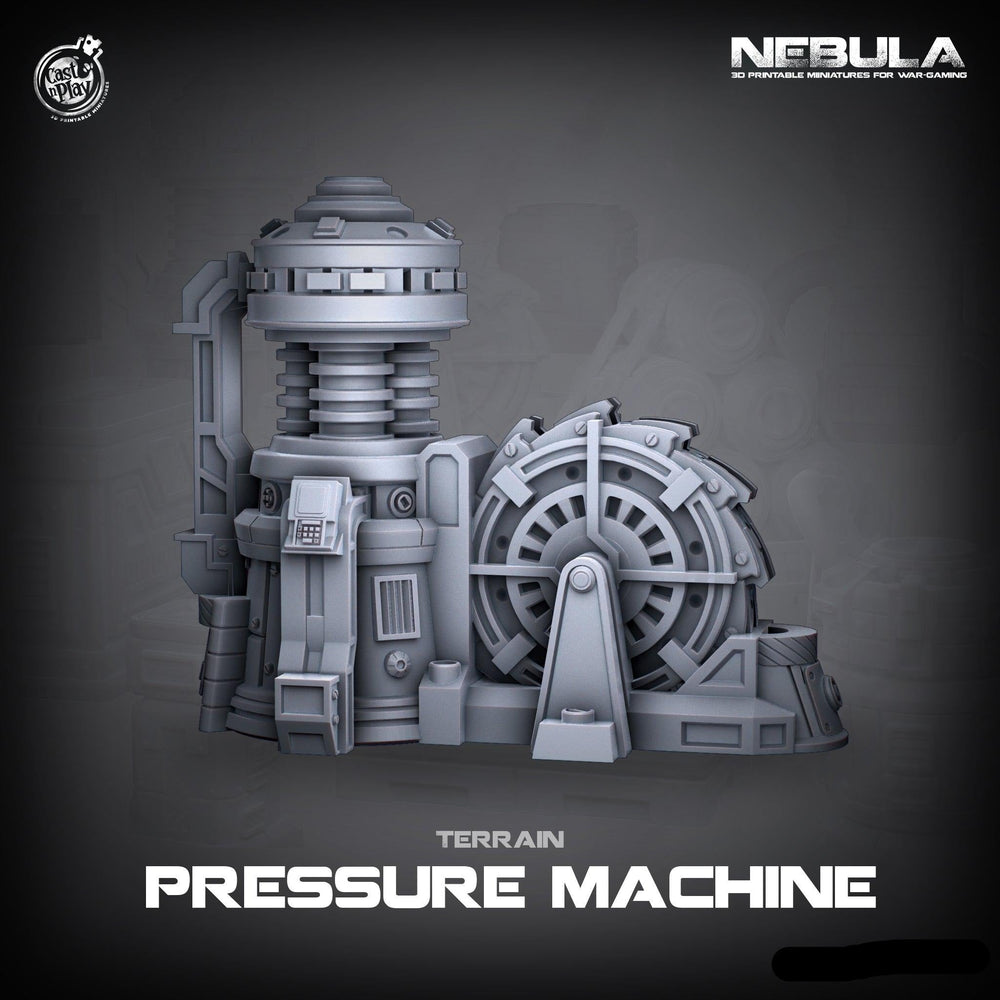 3D Printed Cast n Play Pressure Machine Nebula Origins 28mm 32mm D&D (Online Only)