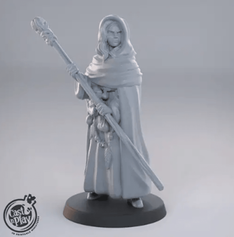 3D Printed Cast n Play - Raistlin 28mm 32mm D&D (Online Only)