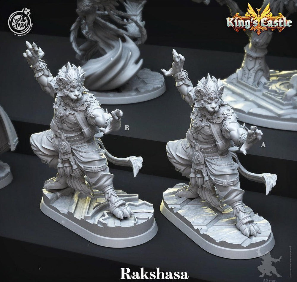3D Printed Cast n Play Rakshasa 28mm 32mm D&D (Online Only)