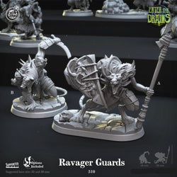 3D Printed Cast n Play Ravager Guards Enter the Drains 28mm 32mm D&D (Online Only)