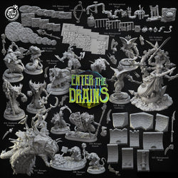 3D Printed Cast n Play Ravager Warriors Enter the Drains 28mm 32mm D&D (Online Only)