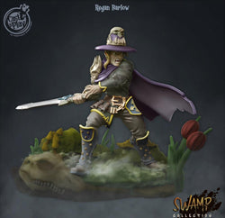 3D Printed Cast n Play Regan Barlow Swamp Collection 28mm 32mm D&D (Online Only)