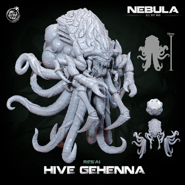 3D Printed Cast n Play Res'Ai Hive Gehenna (Titan) Nebula All Out War 28mm 32mm D&D (Online Only)