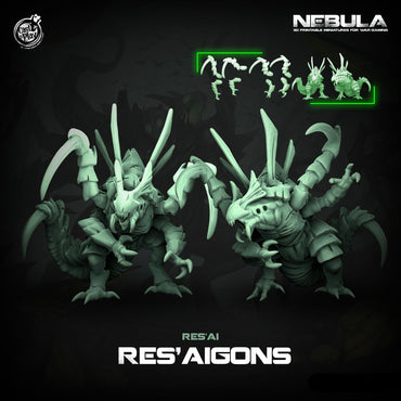 3D Printed Cast n Play Res'aigons Nebula Origins 28mm 32mm D&D (Online Only)