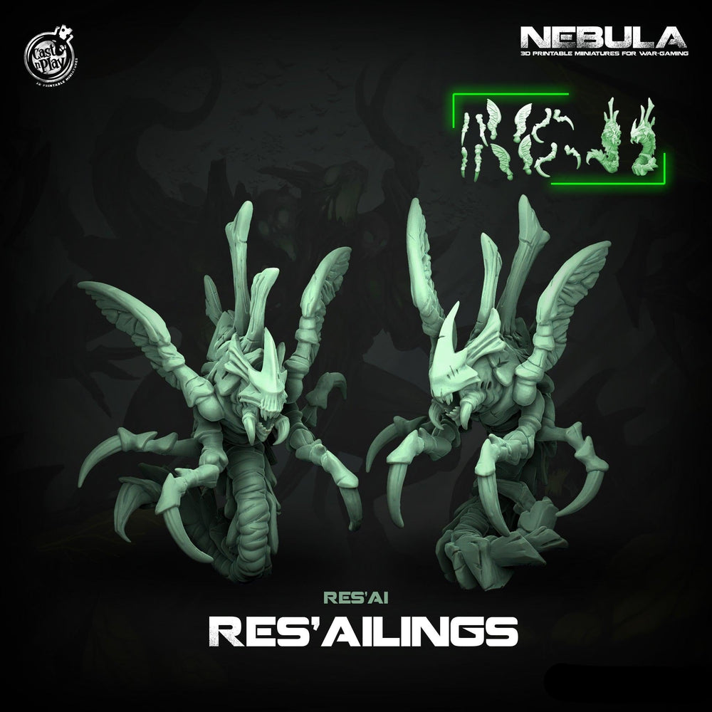 3D Printed Cast n Play Res'ailings Nebula Origins 28mm 32mm D&D (Online Only)