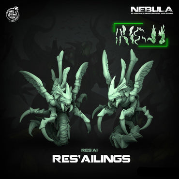 3D Printed Cast n Play Res'ailings Nebula Origins 28mm 32mm D&D (Online Only)
