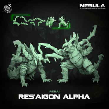 3D Printed Cast n Play Resaigon Alpha Nebula Origins 28mm 32mm D&D (Online Only)